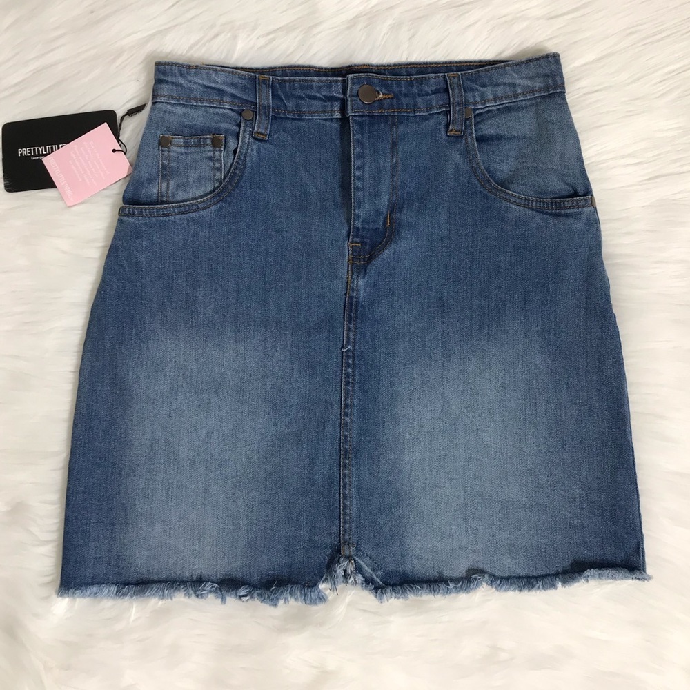 Little pretty things jeans mini skirts size 8